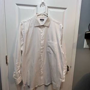 Men’s dress shirt white large